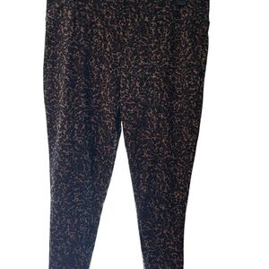 Terra & Sky Black Leggings with Brown Accents new with tags 2X